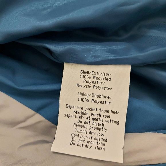 North End Mens Winter 3-In-1 Jacket Large Blue Insulated Water Resistant - Picture 12 of 12